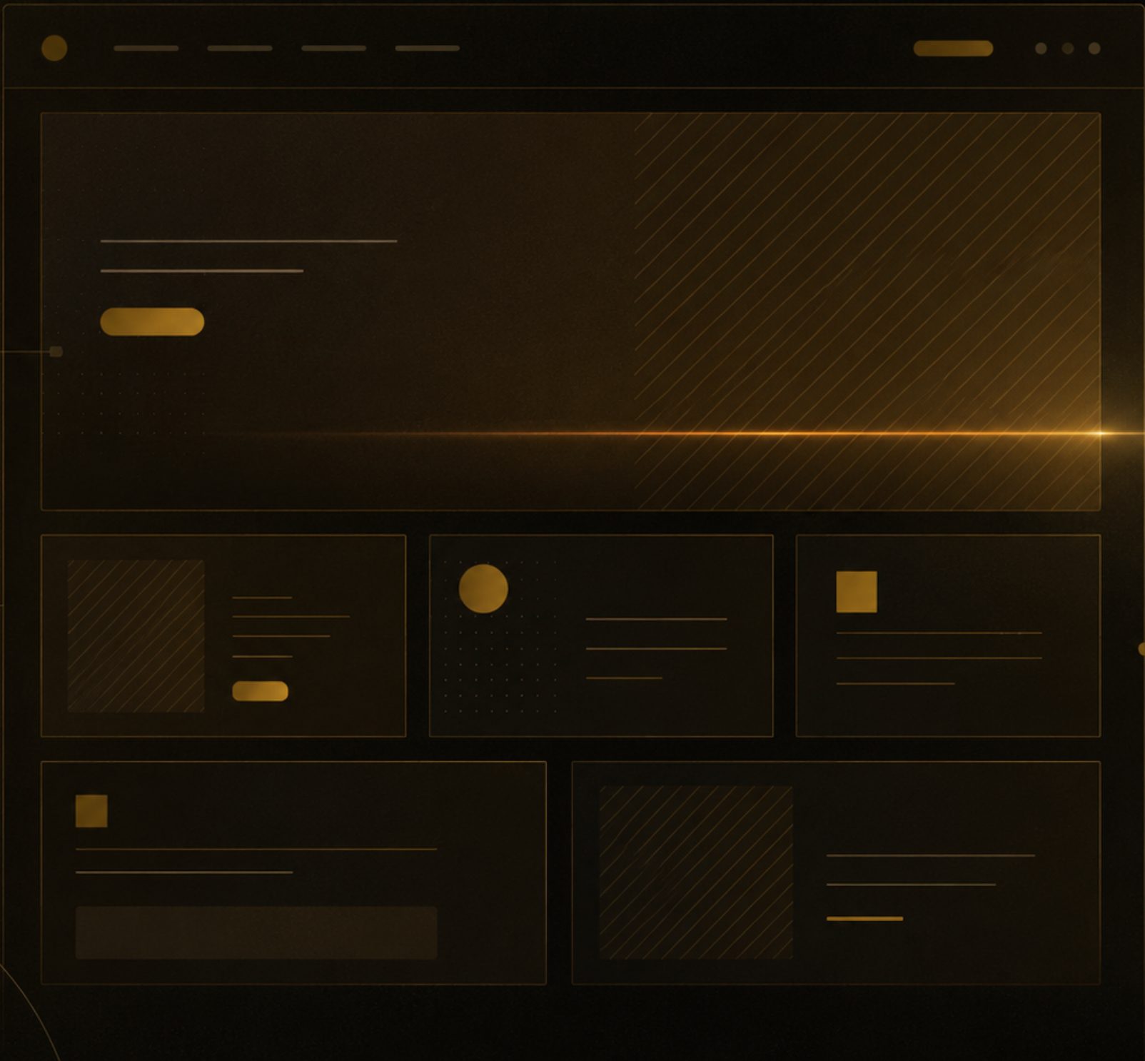 Website design mockup